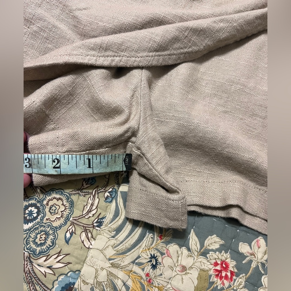 Anthropologie Women’s Size 8 Tan Linen Skort - Picture 10 of 14
